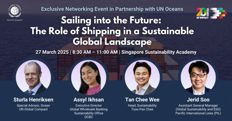 UNGCNS Members Breakfast Event: Sailing into the Future: The Role of Shipping in a Sustainable Global Landscape